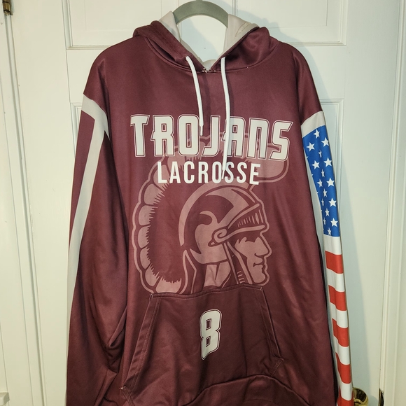 Other - Trojans Lacrosse Maroon Hoodie